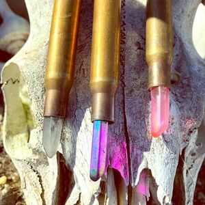 Winchester Bullet Crystal Necklace